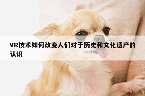 凯发一触即发-VR技术如何改变人们对于历史和文化遗产的认识