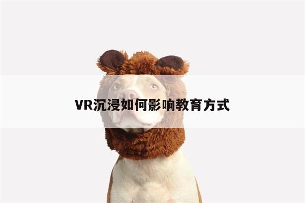 VR沉浸如何影响教育方式-k8凯发