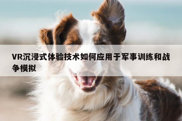 k8凯发|VR沉浸式体验技术如何应用于军事训练和战争模拟